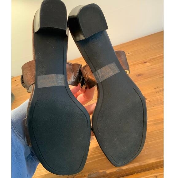 Life Stride Bronze Block heel sandals size 9.5 - Picture 5 of 5